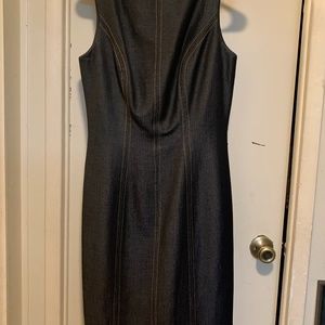 Cache collection sheath denim dress